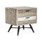 Armen Living Bridges 2 Drawer Nightstand in Two Tone Acacia Wood LCBRLAGR - alternate 2